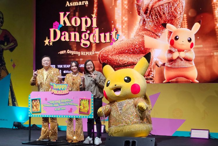 Kolaborasi Happy Asmara dan Pokémon di Lagu Kopi Dangdut Versi Goyang Hepika