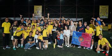 Ismed Sofyan dan Atep Lepas Rivalitas demi Anak Pejuang Kanker Dibawah Naungan Pita Kuning