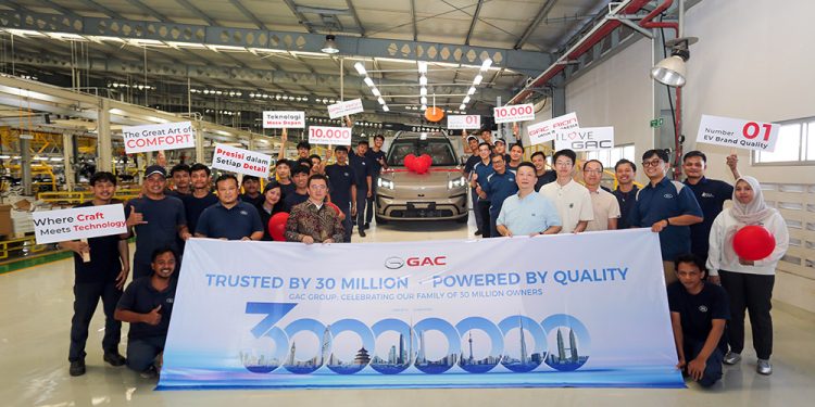 GAC Tembus 30 Juta Unit Produksi Global, Indonesia Jadi Bagian dari Sejarah Itu