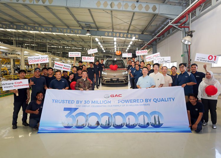 GAC Tembus 30 Juta Unit Produksi Global, Indonesia Jadi Bagian dari Sejarah Itu