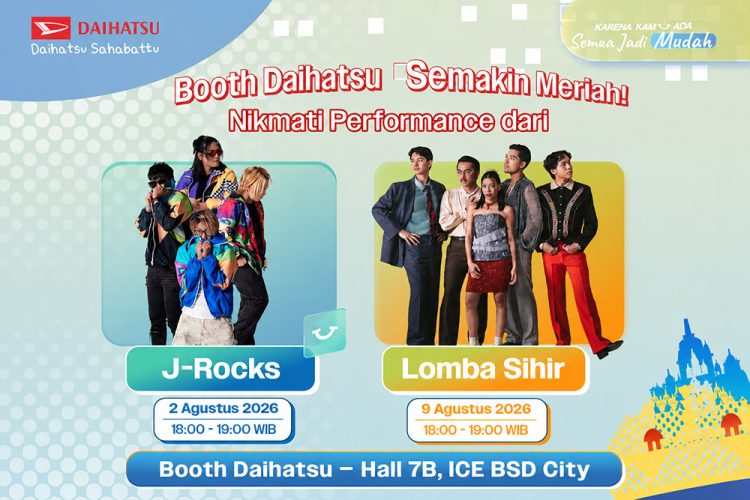 Booth Daihatsu GIIAS 2026 Sulap Hall 7B Jadi Taman Bermain Keluarga